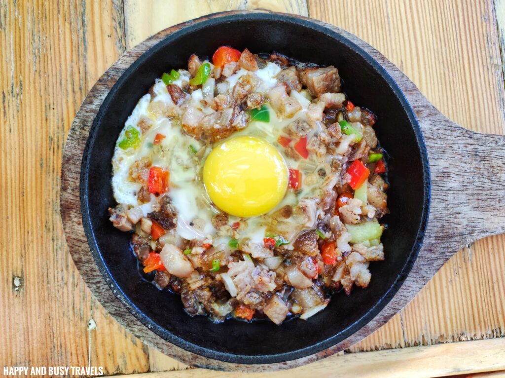 pork sisig Apoloco Cafe - Your secret hideaway - Where to eat in alfonso - Secret cafe - Happy and Busy Travels