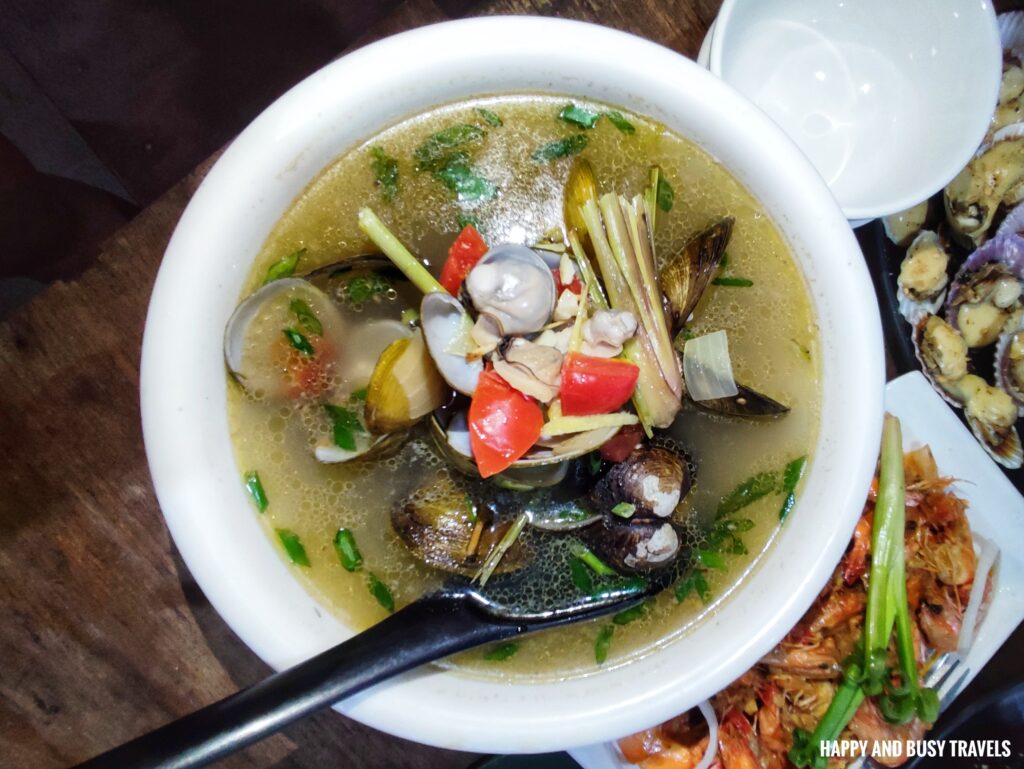 sinigang na halaan Balai Seafood Restaurant Boracay - Seafood Paluto - Happy and Busy Travels Where to eat in boracay