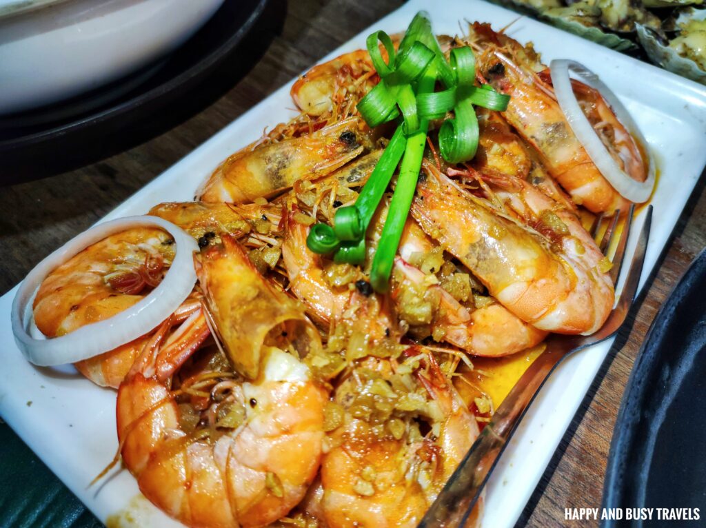 Butered Garlic Shrimp Balai Seafood Restaurant Boracay - Seafood Paluto - Happy and Busy Travels Where to eat in Boracay