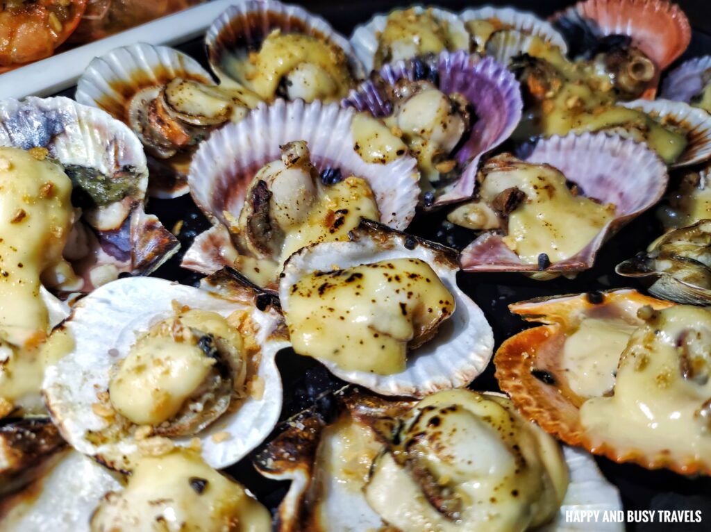 Baked Scallops Balai Seafood Restaurant Boracay - Seafood Paluto - Happy and Busy Travels Where to eat in Boracay