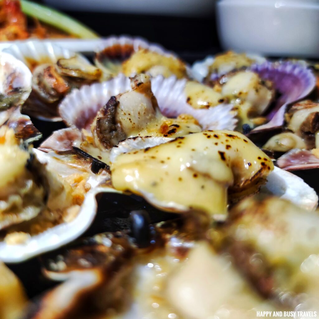 Baked Scallops Balai Seafood Restaurant Boracay - Seafood Paluto - Happy and Busy Travels Where to eat in Boracay