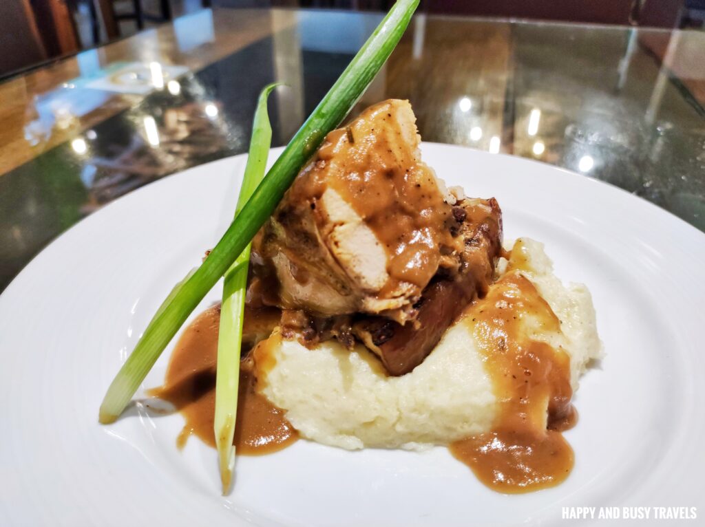 Rosemary chicken pork mashed potato Aloha Boracay Island Grill - Where to eat in Boracay Restaurants - Happy and Busy Travels