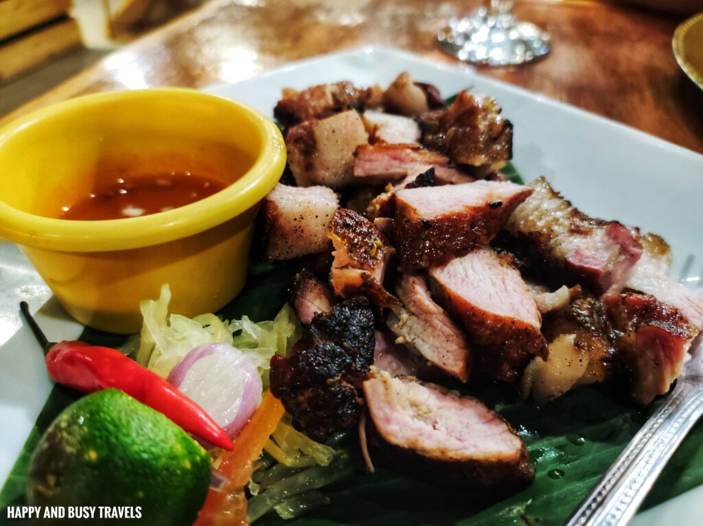 Grilled Pork Belly Arina Bar and Restaurant - Where to eat in Boracay restaurant - Happy and Busy Travels