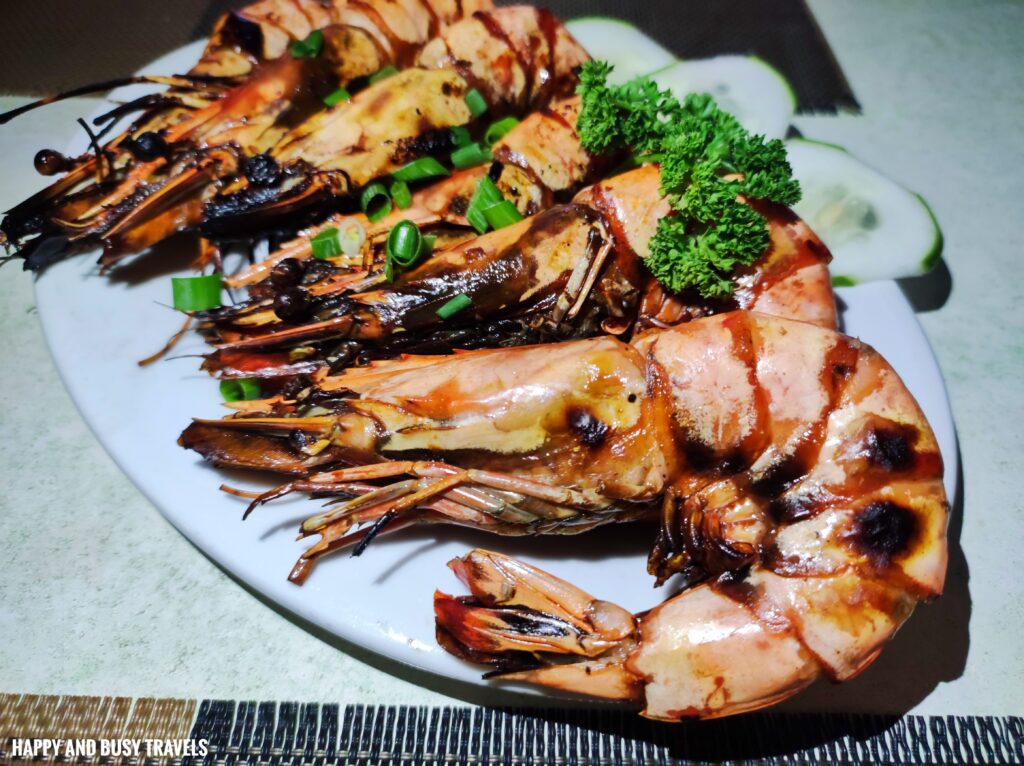 grilled shrimp Dining at Le Soleil de Boracay - Where to Stay in Boracay Hotel Resort Station 2 vacation staycation - Happy and Busy Travels beachfront