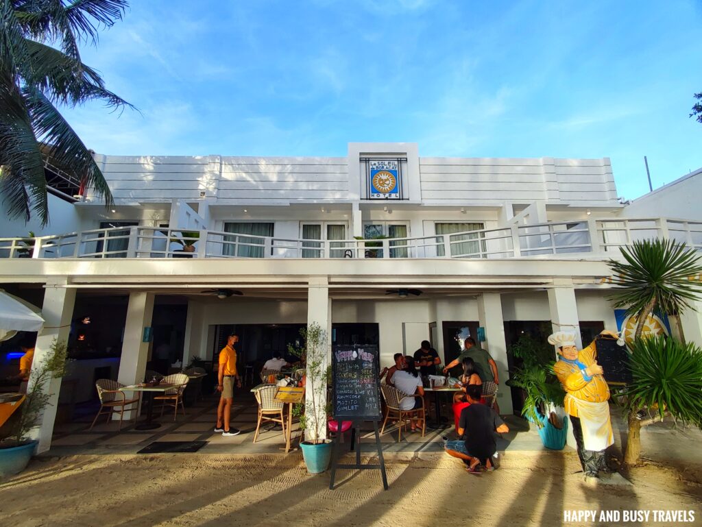 Dining at Le Soleil de Boracay - Where to Stay in Boracay Hotel Resort Station 2 vacation staycation - Happy and Busy Travels beachfront