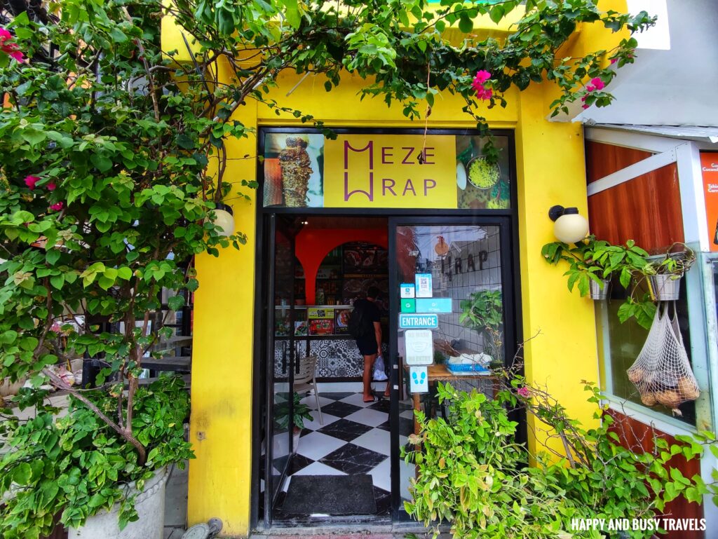 Meze Wrap restaurant - Where to eat in boracay - Happy and Busy travels