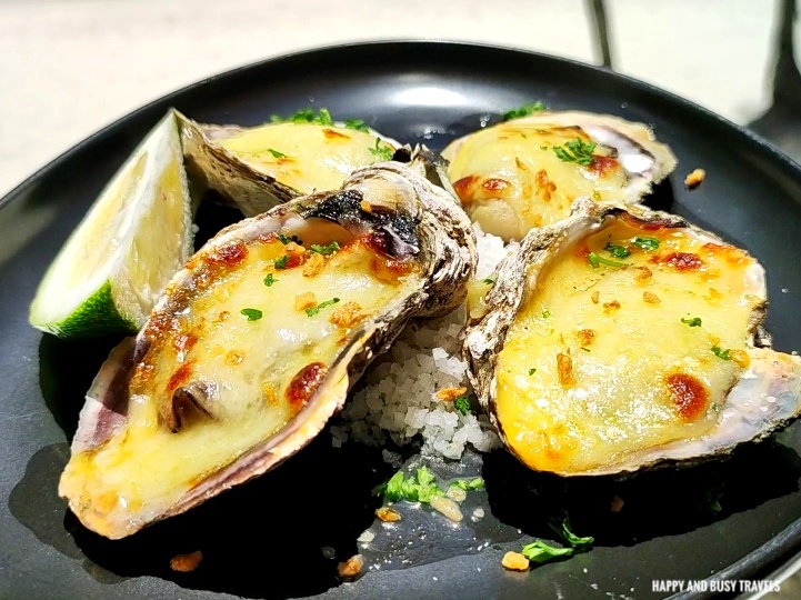 grilled oysters au gratin Nalka Seafood Restaurant - Buffet Paluto - Where to eat in Boracay - Happy and Busy Travels