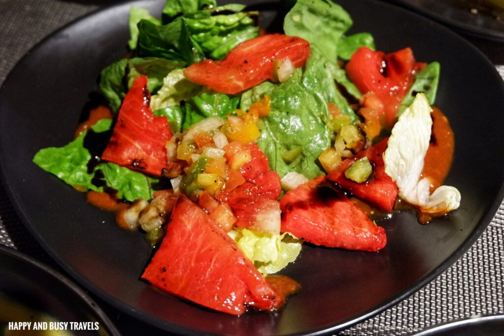 watermelon salad Nalka Seafood Restaurant - Buffet Paluto - Where to eat in Boracay - Happy and Busy Travels