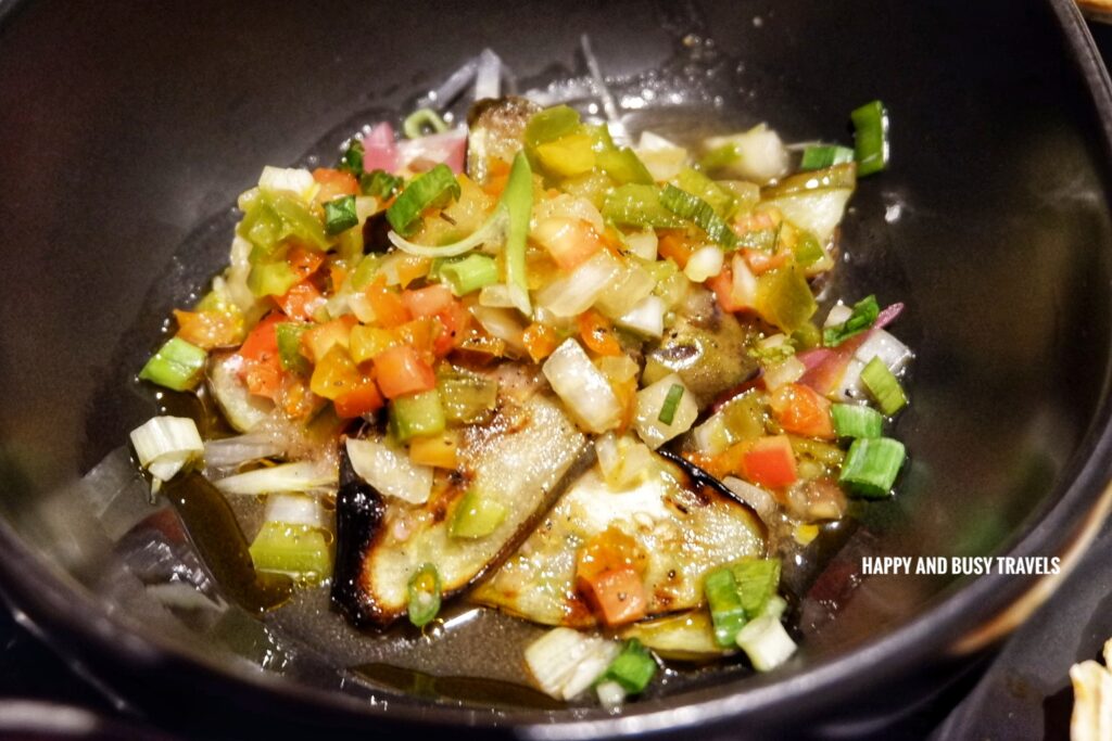 Eggplant ensalada Nalka Seafood Restaurant - Buffet Paluto - Where to eat in Boracay - Happy and Busy Travels