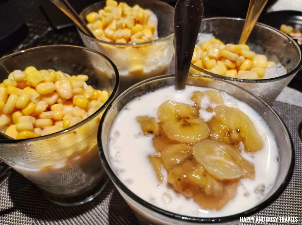 banana saging mais con yelo Nalka Seafood Restaurant - Buffet Paluto - Where to eat in Boracay - Happy and Busy Travels