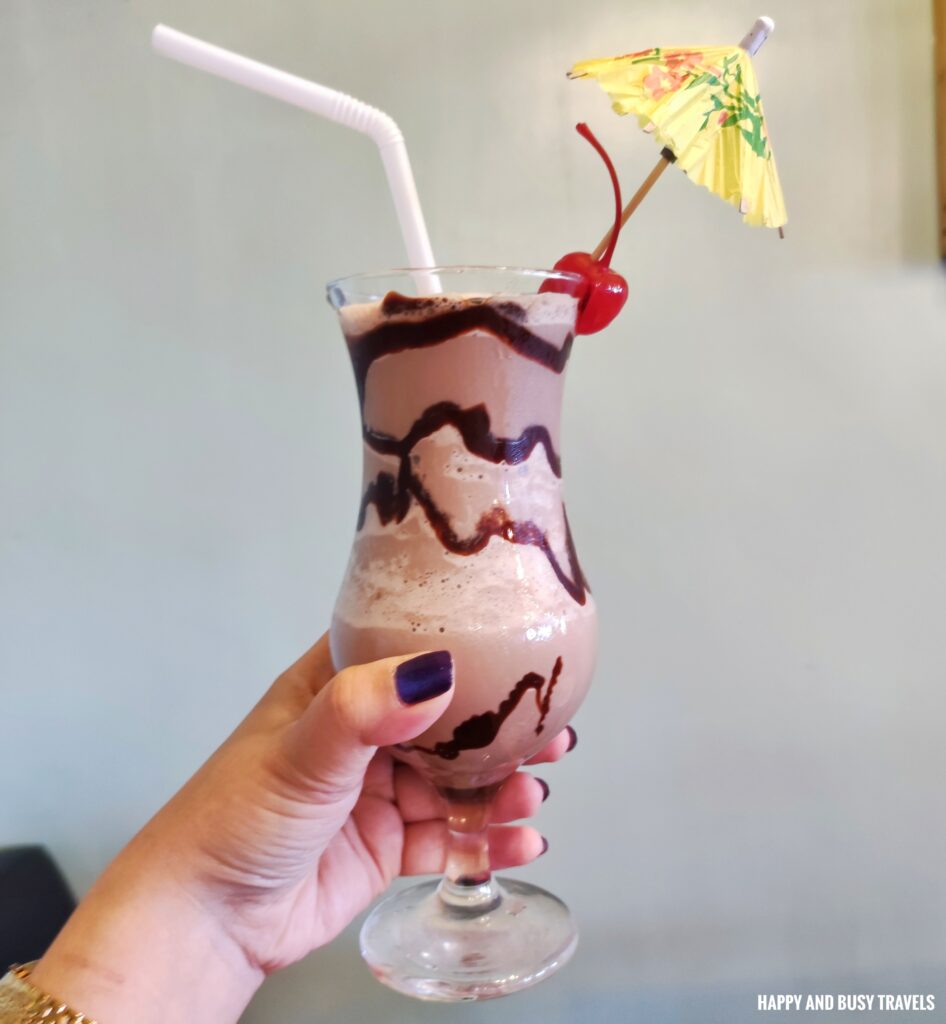 Chocolate Milkshake BossJuan Kitchen Molino Bacoor Restaurant Bar - Happy and Busy Travels