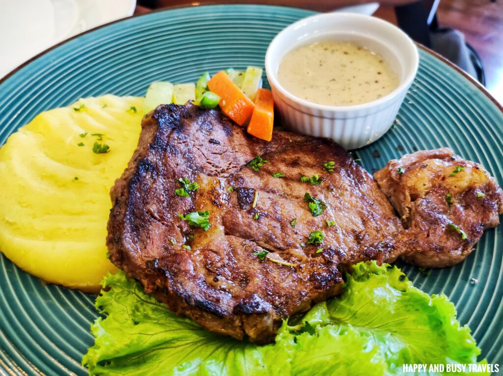 rib eye steak The Avenue Cafe Bar and Restaurant - Happy and Busy Travels to Puerto Princessa Palawan Where to eat