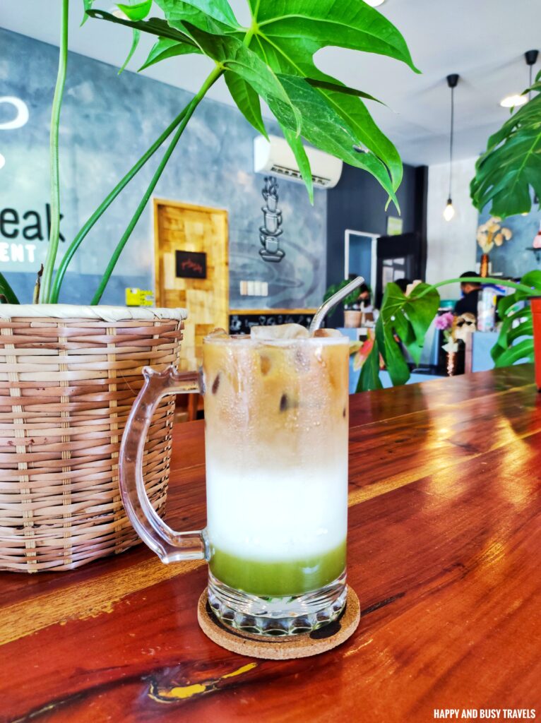 matcha latte The Avenue Cafe Bar and Restaurant - Happy and Busy Travels to Puerto Princessa Palawan Where to eat