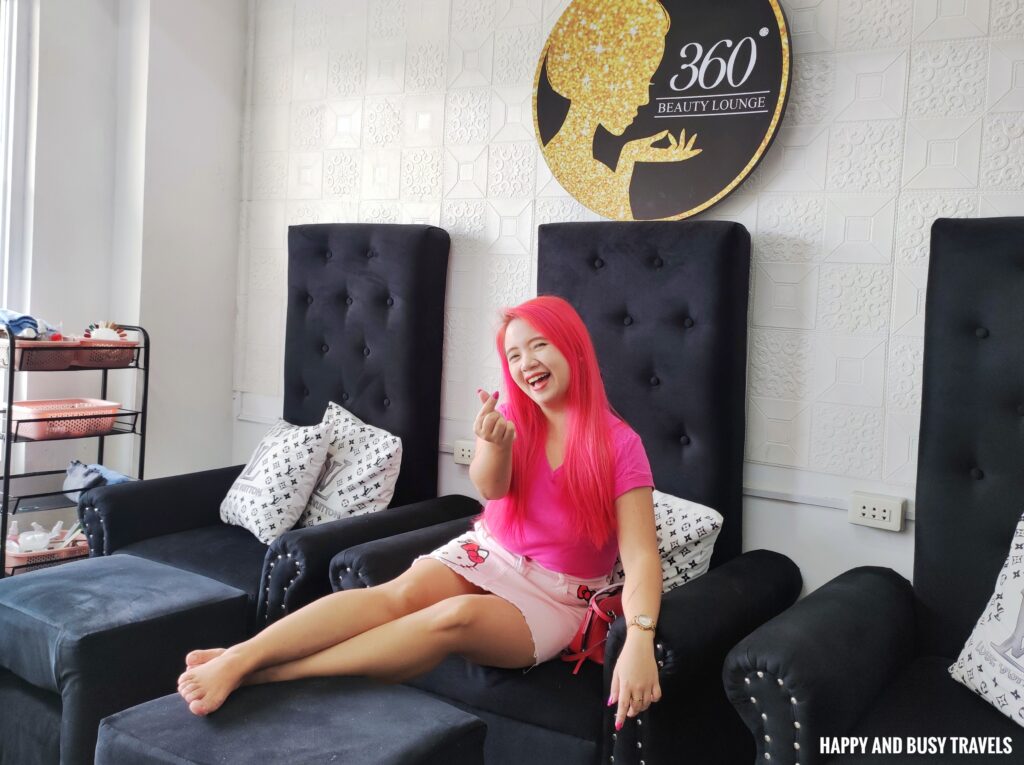 360 degree Beauty Lounge Spa Salon Piela Dasmarinas Cavite - Happy and Busy Travels