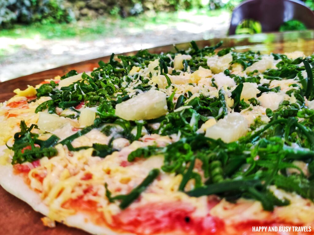 veggie pizza Nanaw Cafe Restaurant - Where to eat in Camiguin - Happy and Busy Travels