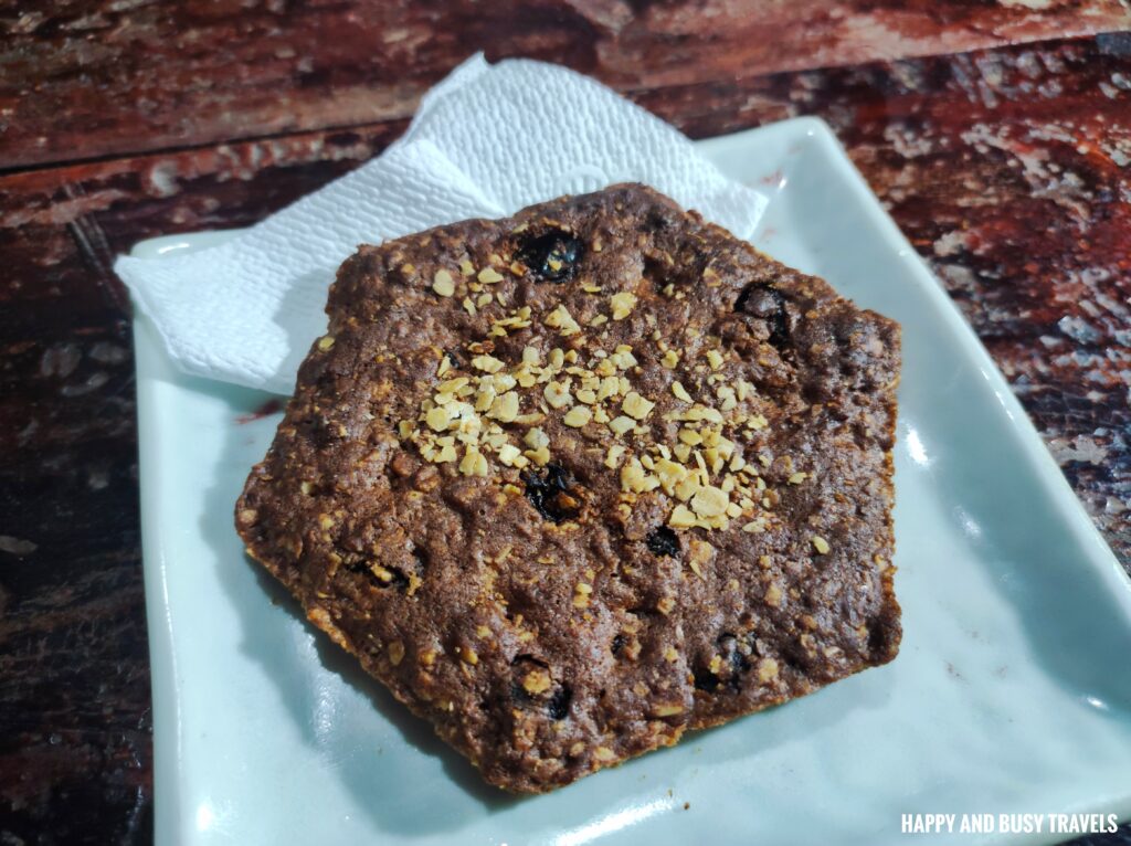 Honey Comb Cookie The Beehive Camiguin Driftwood Cafe - Where to eat in Camiguin restaurant - Happy and Busy Travels