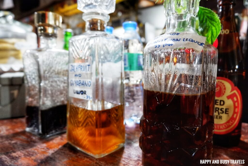 alcoholic drinks The Beehive Camiguin Driftwood Cafe - Where to eat in Camiguin restaurant - Happy and Busy Travels