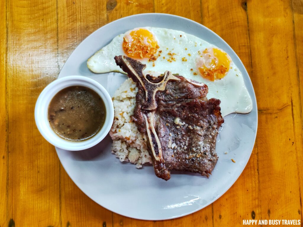 Breakfast t-bone steak Verdiview Restaurant - Where to eat in Tagaytay Filipino Food - Happy and Busy Travels