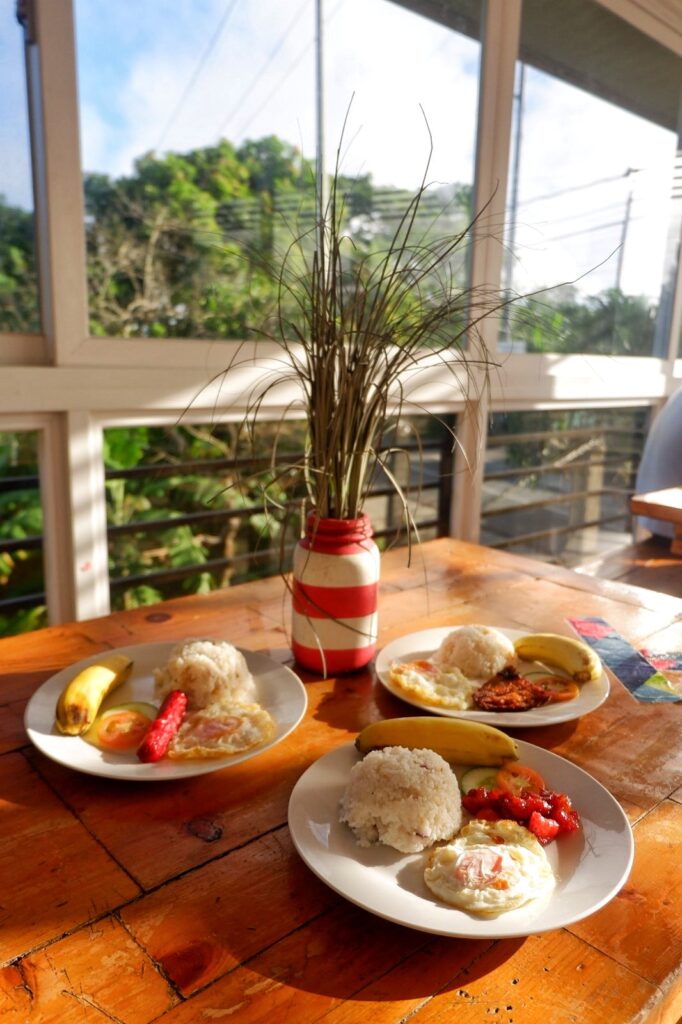 breakfast indoor dining area Albertos by DJ Seungli Suites and Resort - Where to stay in amadeo cavite - private resort - Happy and Busy Travels