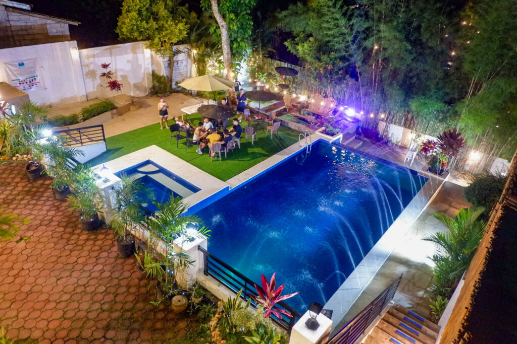 swimming pool Albertos by DJ Seungli Suites and Resort - Where to stay in amadeo cavite - private resort - Happy and Busy Travels