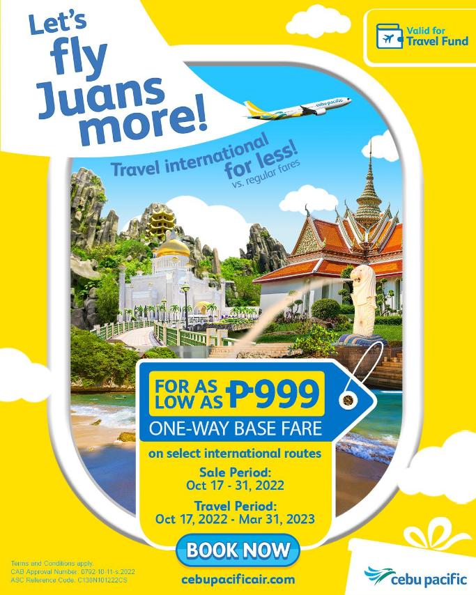 Cebu Pacific ASEAN Seat Sale - Happy and Busy Travels