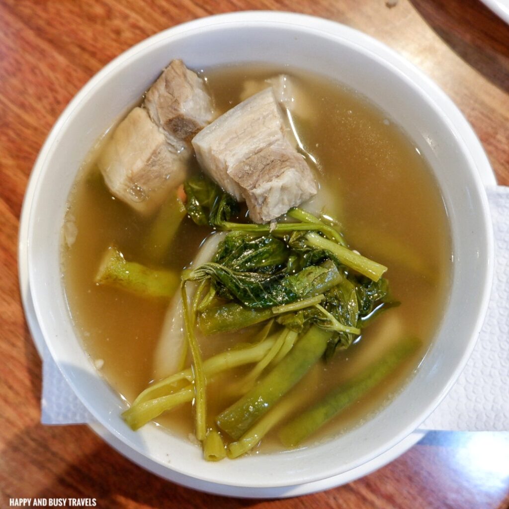 Sinigang na Baboy Kusina Comfort Foods - Arzo Hotel Manila Where to eat in Paco Manila Filipino Food - Happy and Busy Travels