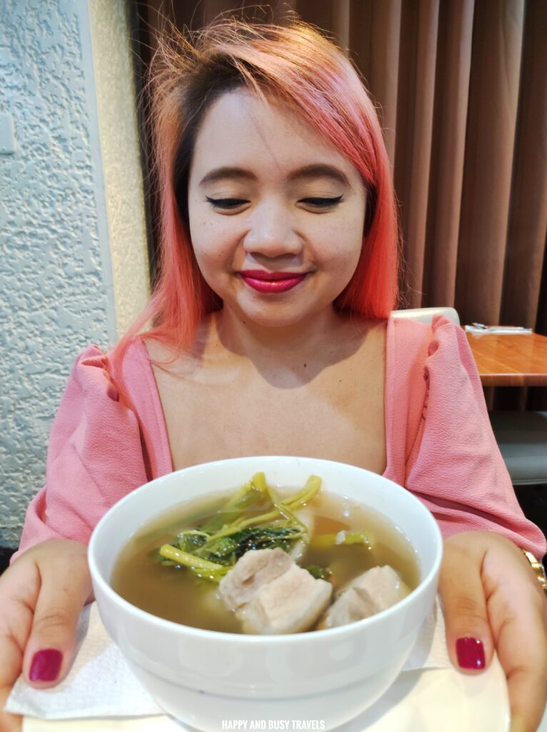 Sinigang na Baboy Kusina Comfort Foods - Arzo Hotel Manila Where to eat in Paco Manila Filipino Food - Happy and Busy Travels