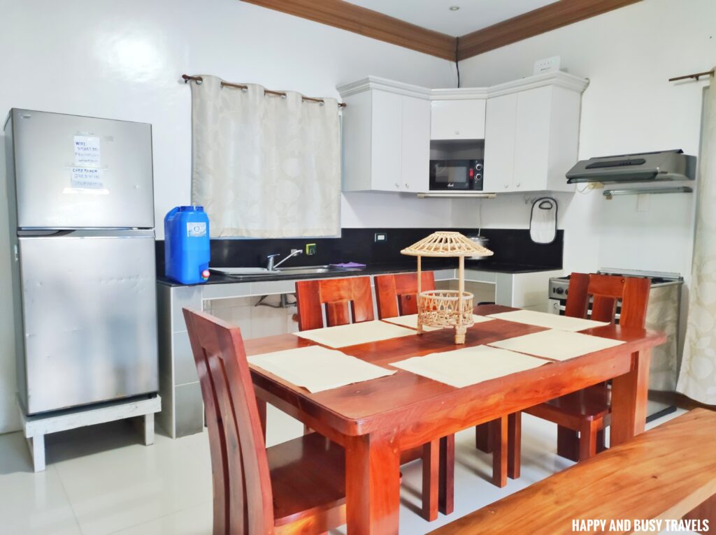 kitchen CasAlonzo - Where to stay in amadeo cavite private resort swimming pool staycation - Happy and Busy Travels