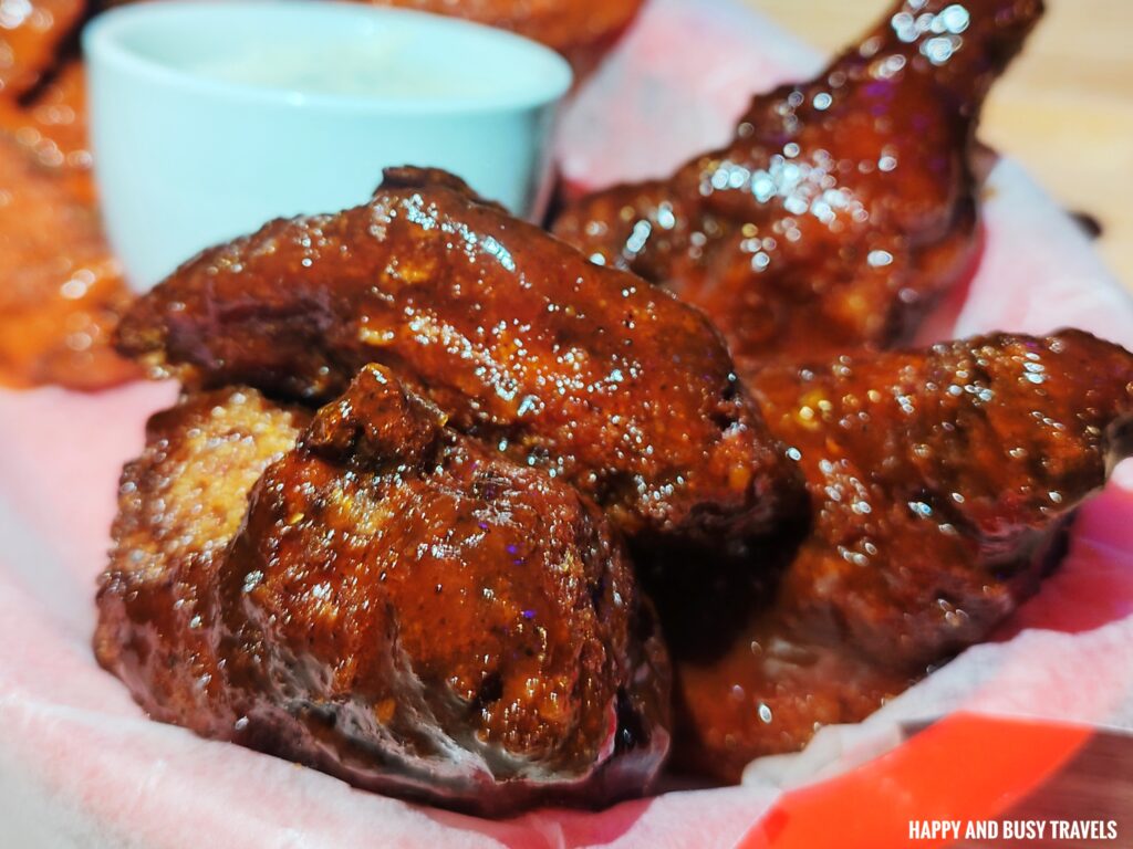 BBQ chicken wings The Reef Panglao - Where to eat in Panglao Bohol Restaurant Bar - Happy and Busy Travels