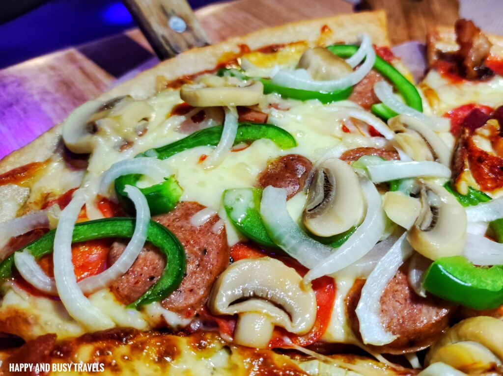 Supreme pizza The Reef Panglao - Where to eat in Panglao Bohol Restaurant Bar - Happy and Busy Travels