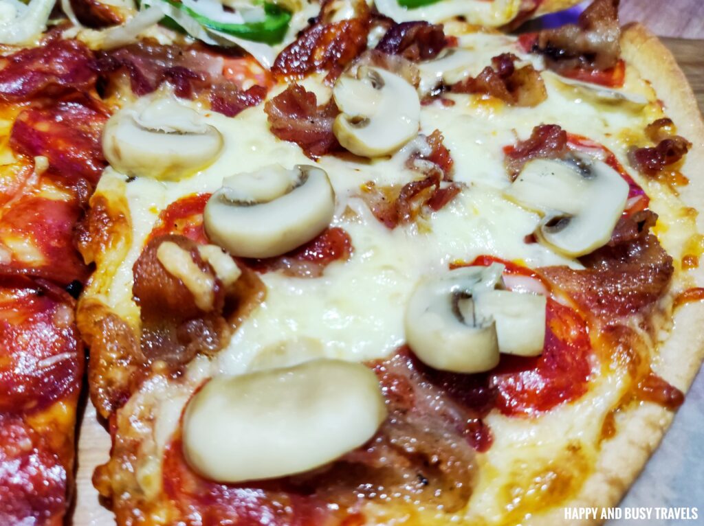 canadian pizza The Reef Panglao - Where to eat in Panglao Bohol Restaurant Bar - Happy and Busy Travels