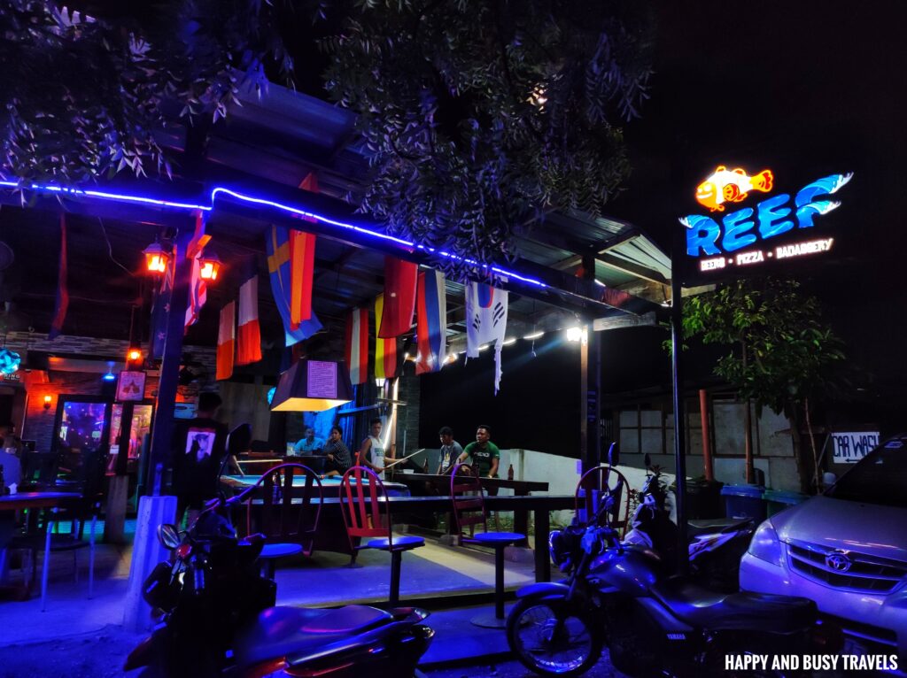 The Reef Panglao - Where to eat in Panglao Bohol Restaurant Bar - Happy and Busy Travels