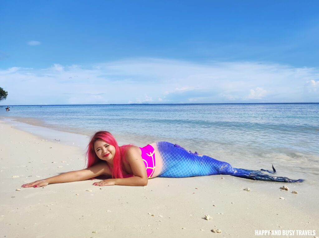 mermaid tail activity experience features and amenities Villa Tomasa Alona Beach Panglao Bohol - Where to stay Affordable resort hotel beachfront - Happy and Busy Travels to Bohol