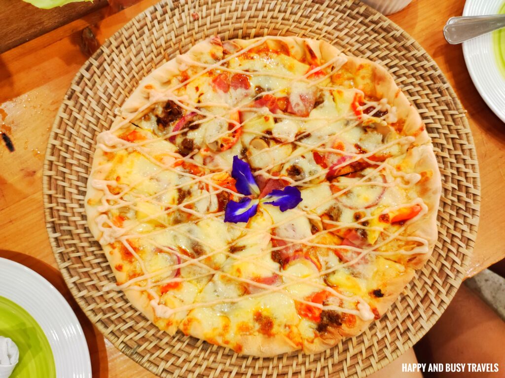 Ube Cheesy Pizza Bassa Bar and Villa - Where to eat in panglao bohol restaurant - Happy and Busy Travels