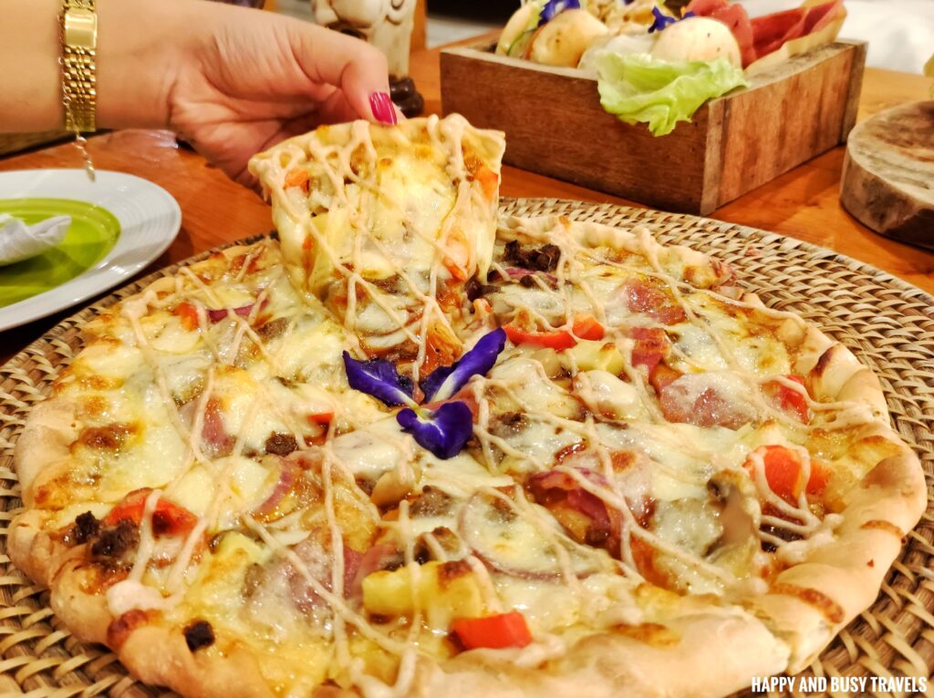 Ube Cheesy Pizza Bassa Bar and Villa - Where to eat in panglao bohol restaurant - Happy and Busy Travels