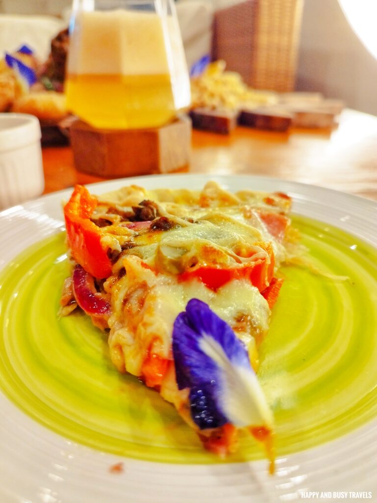 ube cheesy pizza Bassa Bar and Villa - Where to eat in panglao bohol restaurant - Happy and Busy Travels