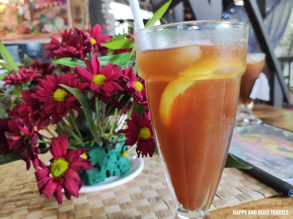 Iced tea Ka Rey Seafood Restaurant - Where to eat Tagaytay party tray - Happy and Busy Travels