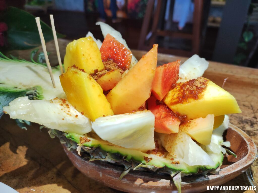 fresh fruit platter Ka Rey Seafood Restaurant - Where to eat Tagaytay party tray - Happy and Busy Travels