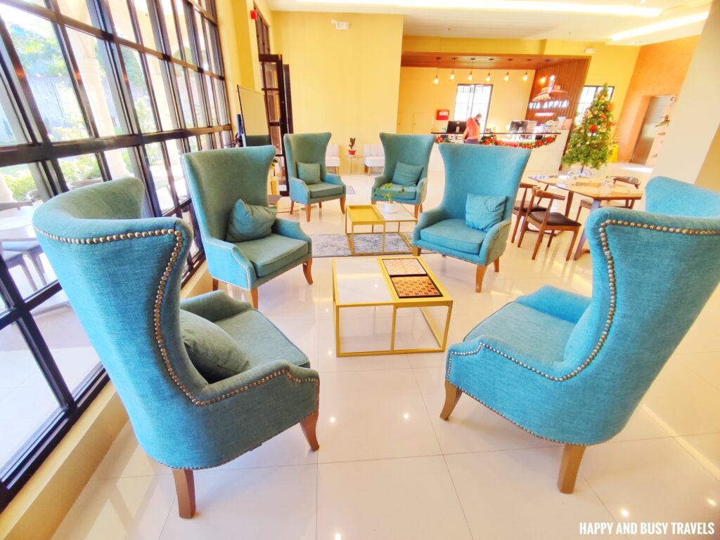 lobby features and amenities Via Appia - Where to stay in Tagaytay Affordable hotel resort - Happy and Busy Travels