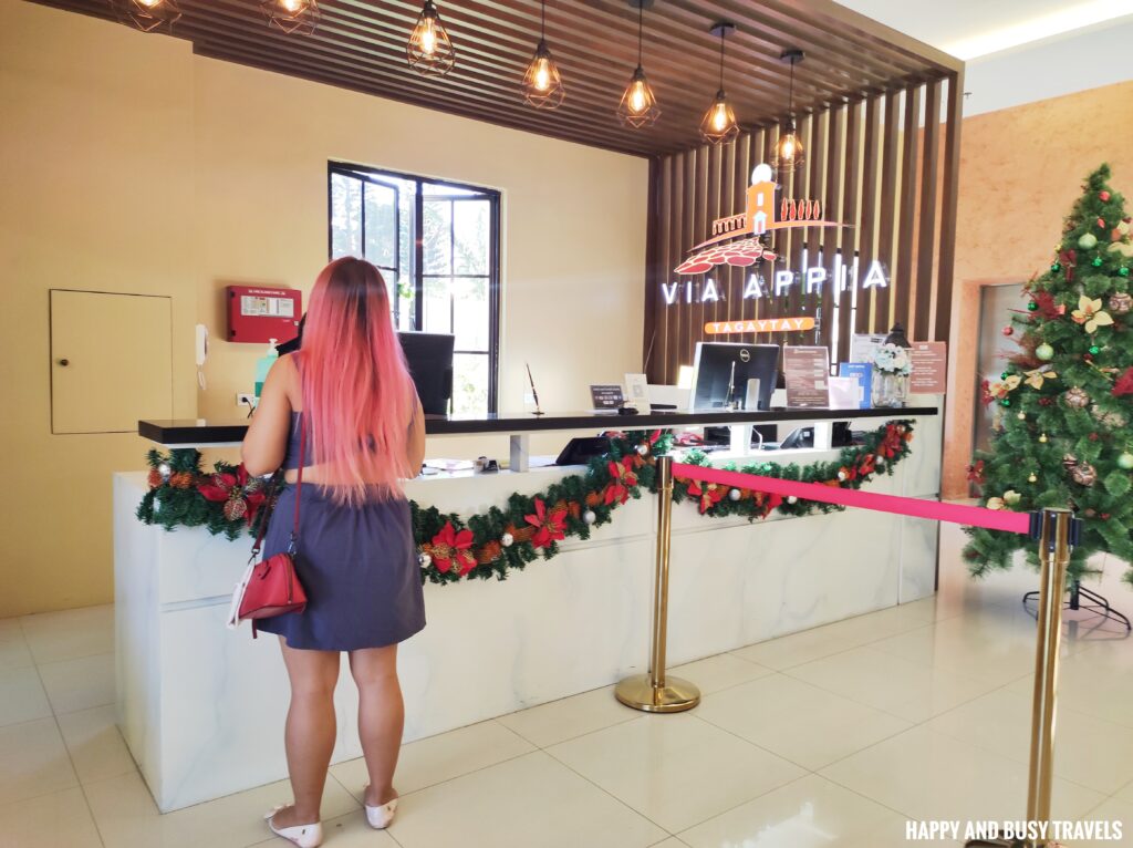 Via Appia - Where to stay in Tagaytay Affordable hotel resort - Happy and Busy Travels