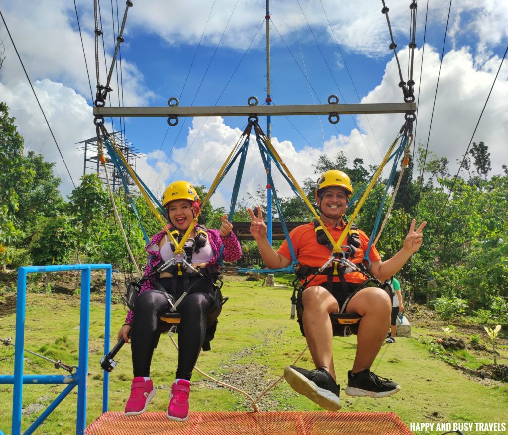 What to do in Bohol Travel Guide 5 days itinerary 42 - giant swing danao advanture park - Where to go Philippines - Happy and Busy Travels
