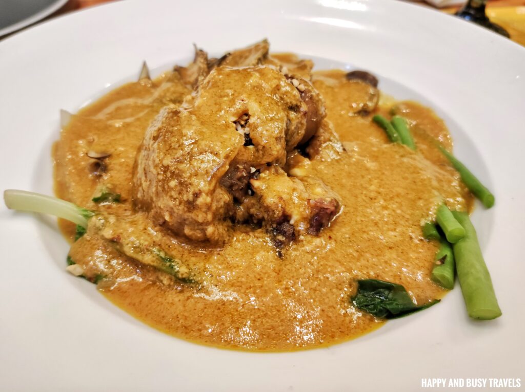 pork kare kare Domus Restaurant and Events by chef Christopher Tamayo - Where to eat in Amadeo Silang Tagaytay - Happy and Busy Travels