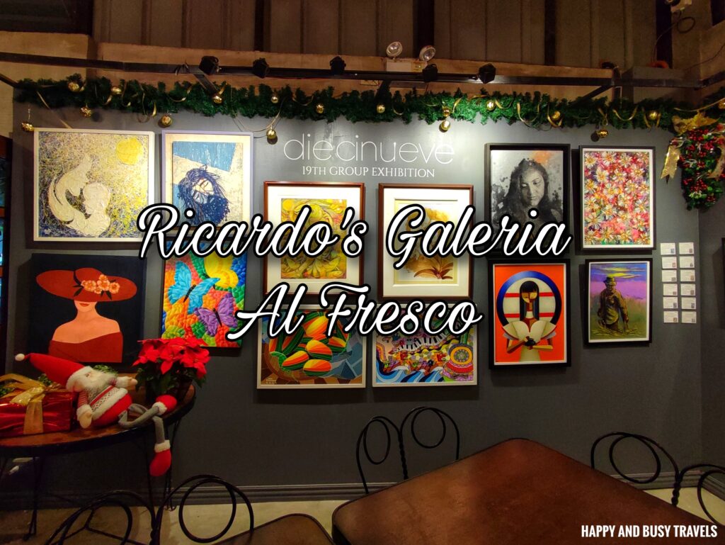 pintor kulapol diecinueve Ricardo's Ricardos Galeria Al Fresco - Amadeo Cavite - Art - Happy and Busy Travels