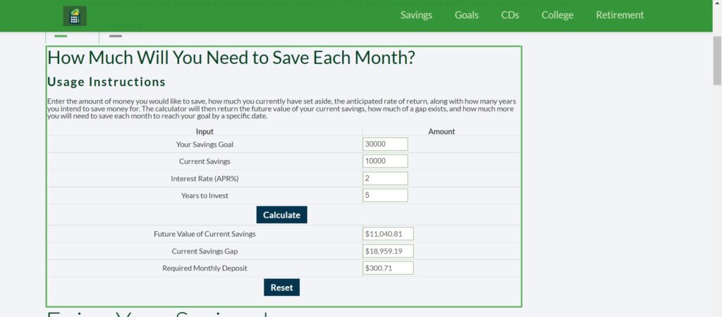 Saving for My Next Travel Vacation - Savings Calculator - Happy and Busy Travels
