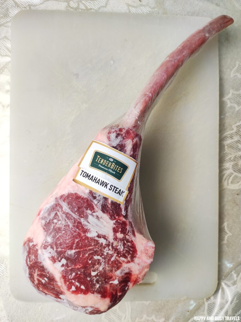 Tenderbites Tomahawk Steak - Where to buy quality meat products - Happy and Busy Travels