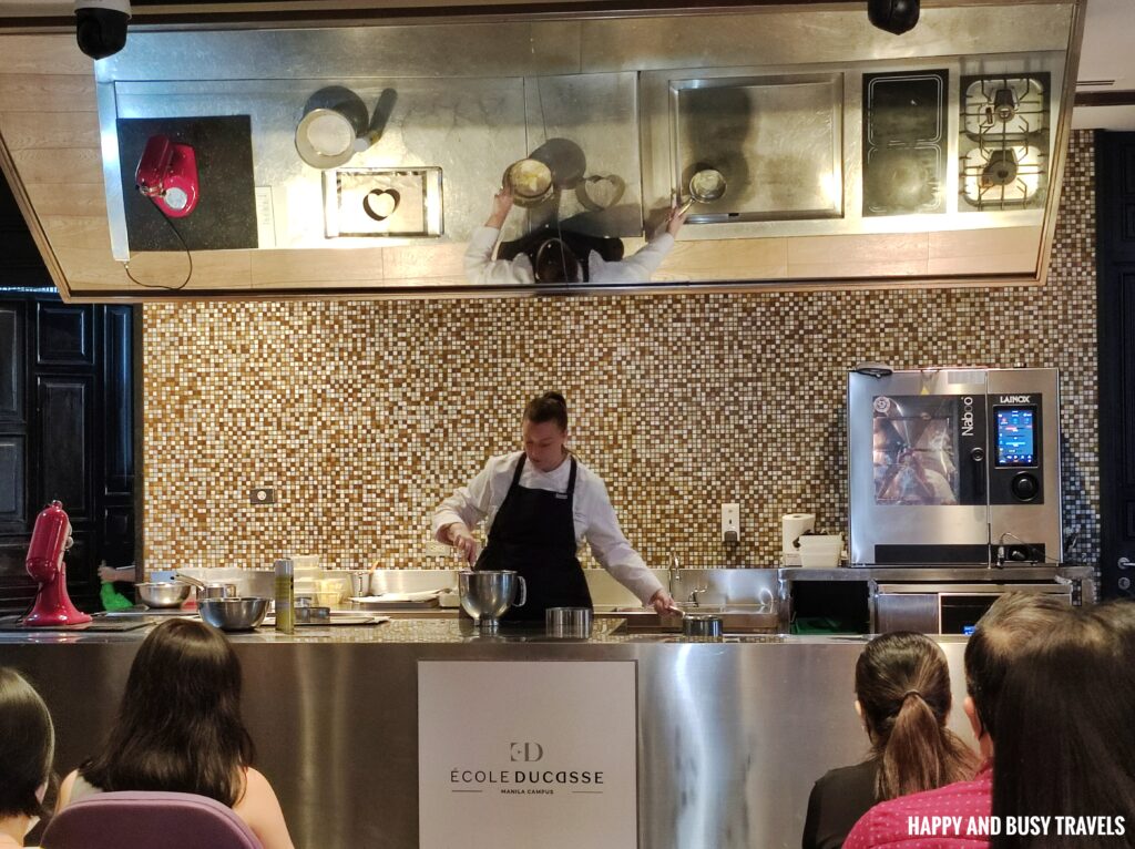 Baking from the Heart by Chef Laetitia Moreau Pastry Demo and Tasting - Valentines Day Cake Enderun Extension Collage École Ducasse Manila - Happy and Busy Travels