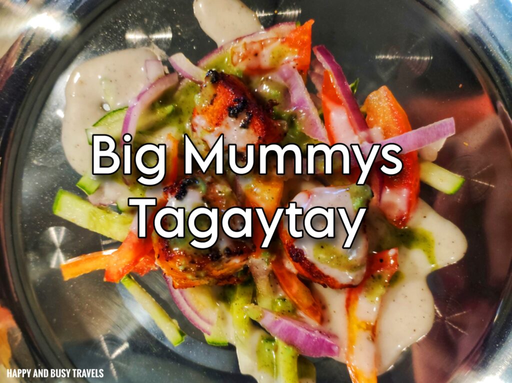 Big Mummus Tagaytay Indian Food Shisha Restaurant take out dine in delivery - Happy and Busy Travels
