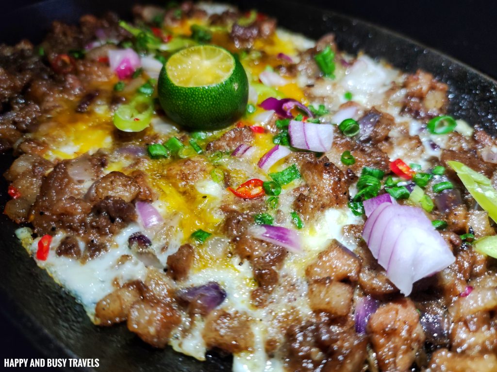 sizzling sisig Bobschibog Restobar - VIP KTV Karaoke Videoke party place where to eat restaurant imus cavite - Happy and Busy Travels