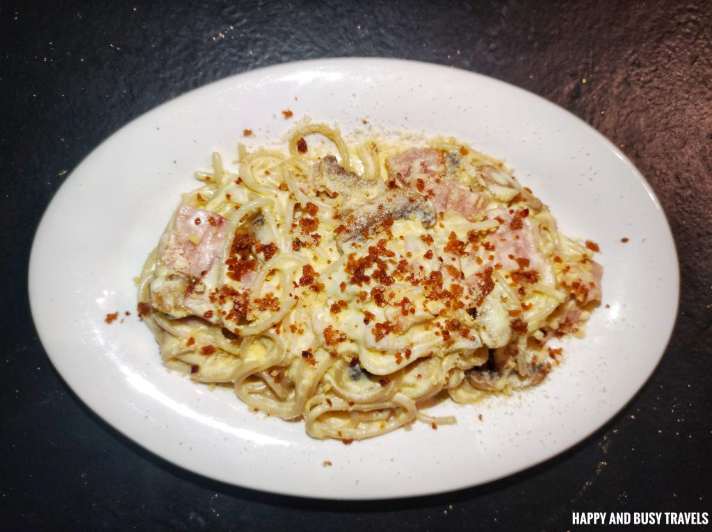 Carbonara Bobschibog Restobar - VIP KTV Karaoke Videoke party place where to eat restaurant imus cavite - Happy and Busy Travels