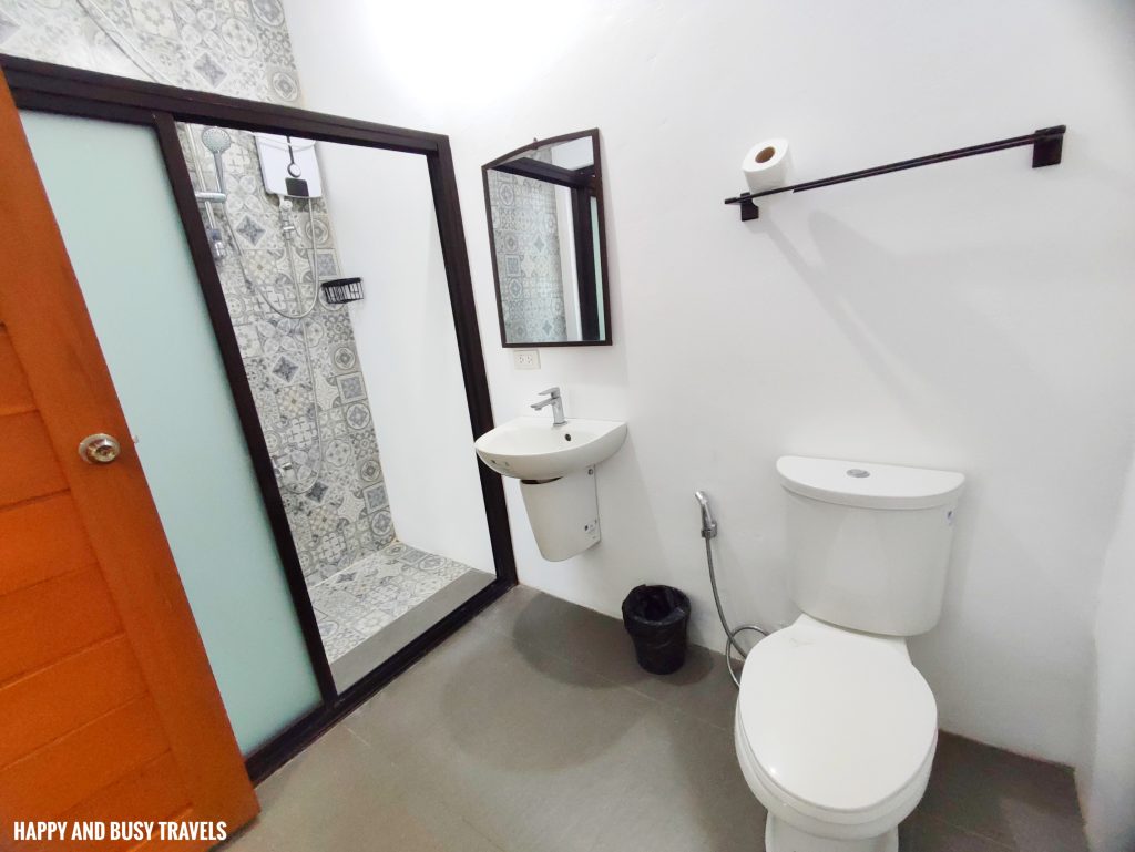 comfort room Leaf Residences 8 - kitchen refrigerator water dispenser microwave - Tagaytay staycation house private villa swimming pool for rent airbnb where to stay - Happy and Busy Travels